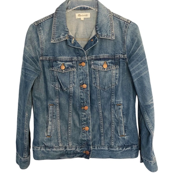 Madewell Jean Jacket in Pinter Wash - Size Medium